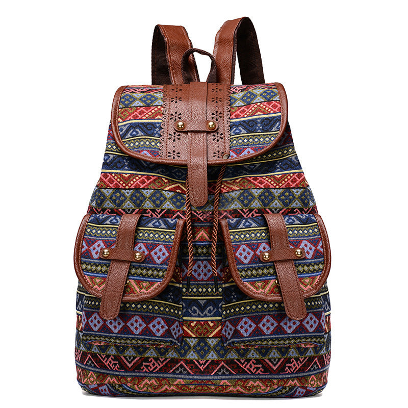 Aztec Diamond Print Backpack – Glam Gamut